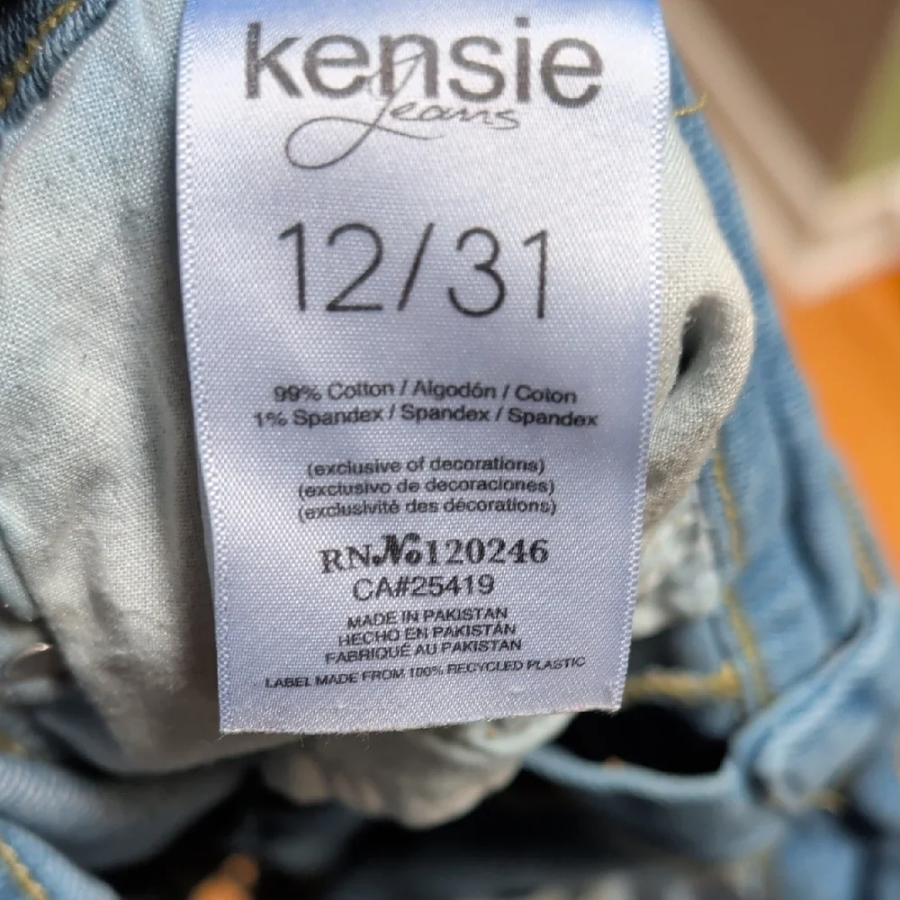 Kensie Light Blue Jean Shorts - Picture 6 of 6